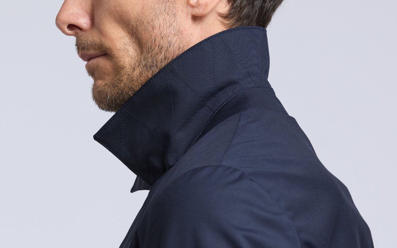 imperméable Cassius Loro Piana Storm System bleu