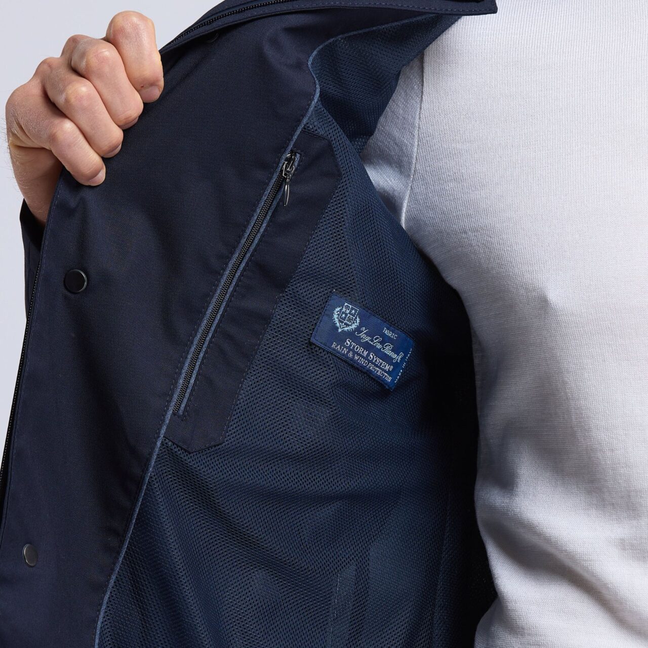 imperméable Cassius Loro Piana Storm System bleu