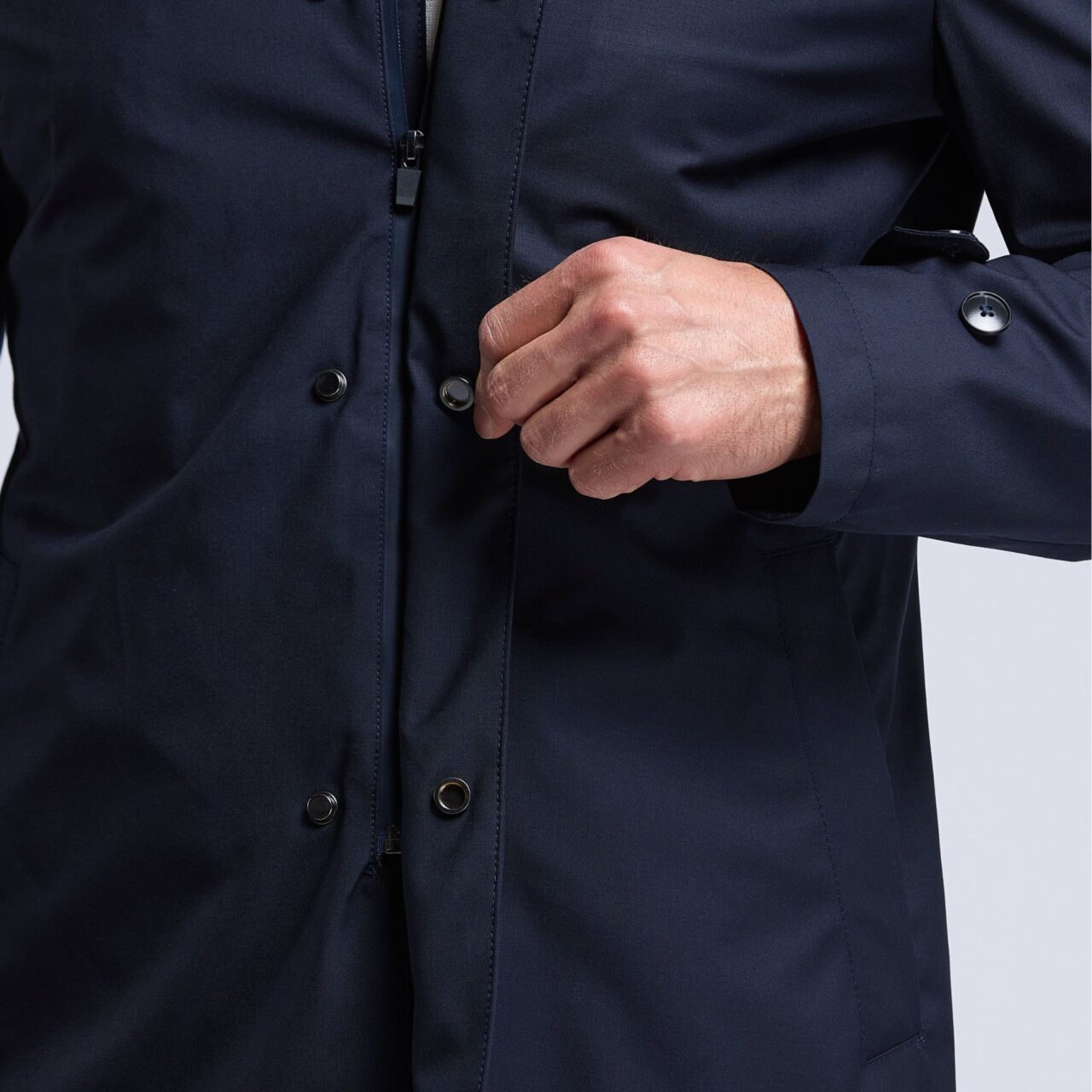 imperméable Cassius Loro Piana Storm System bleu