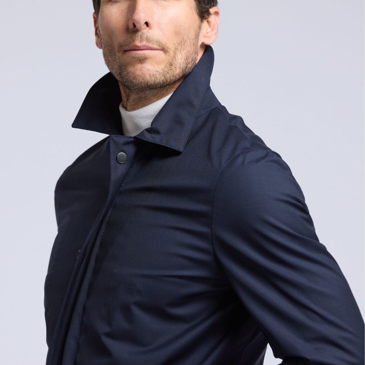 imperméable Cassius Loro Piana Storm System bleu