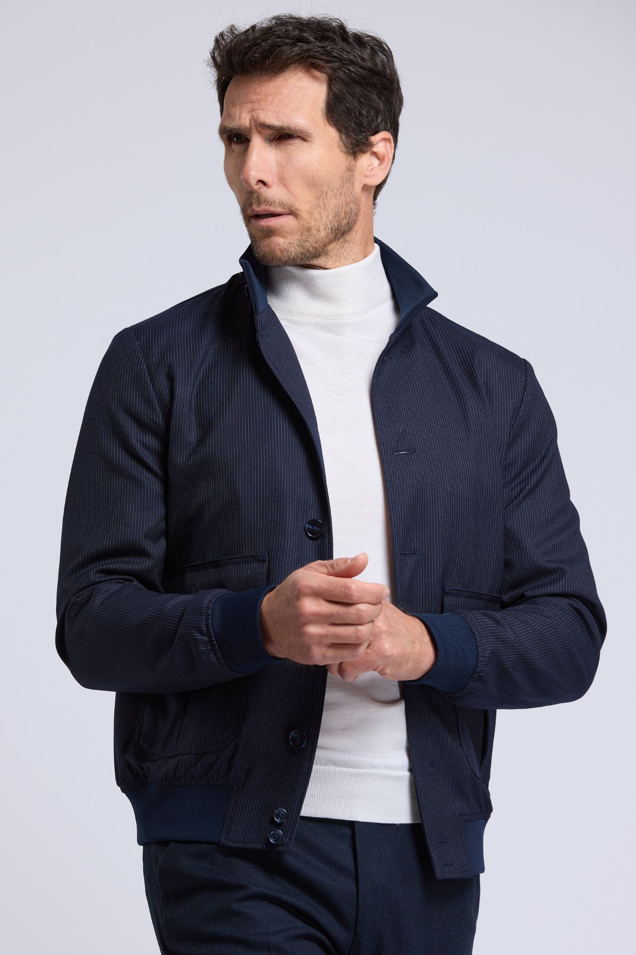 blouson Saint Exupery en flanelle Wolbe H